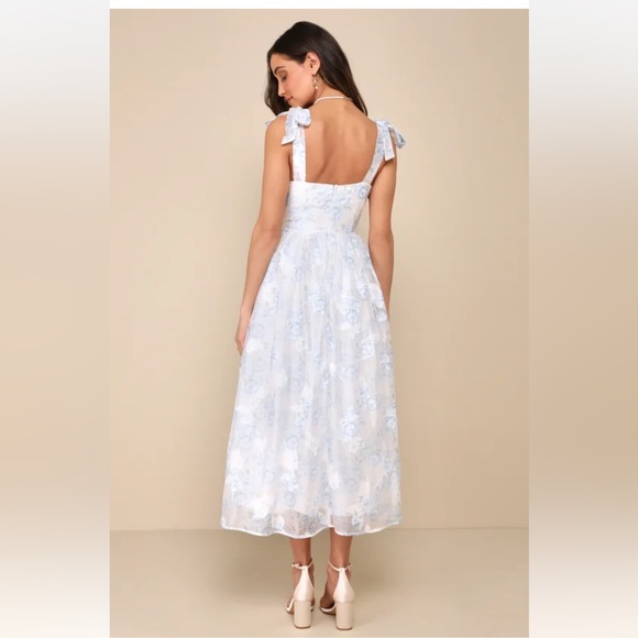 Lulu's White Sequin Embellished Maxi Dress - Picture 8 of 8